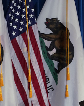 Photo of the United States and California.